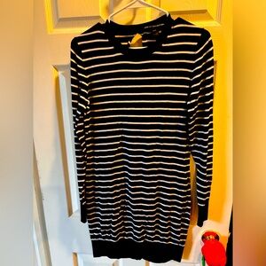 Striped French connection sweater dress